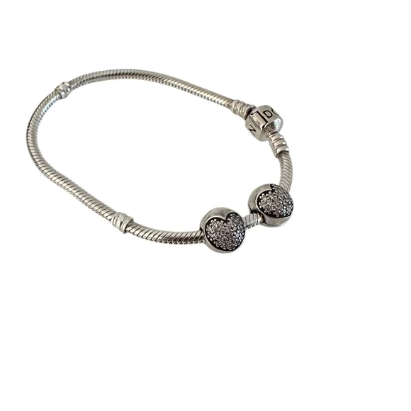 Pandora “Love of My Life” Charms S925 ALE | Set of 2 | Clear CZ - Picture 5 of 5